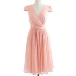 J. Crew Mirabelle Silk Chiffon Dress